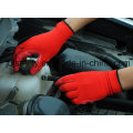 Banboo Fiber and Spandex Knitted Working Gloves with Micro-Foam Nitrile Coating (N1568)